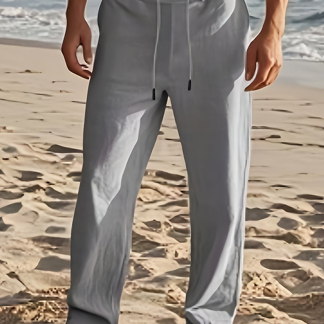 BRYNOUVELLE | PANTALON EN LIN POUR HOMMES