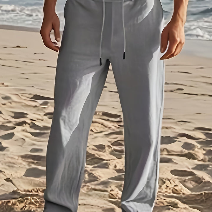 BRYNOUVELLE | PANTALON EN LIN POUR HOMMES