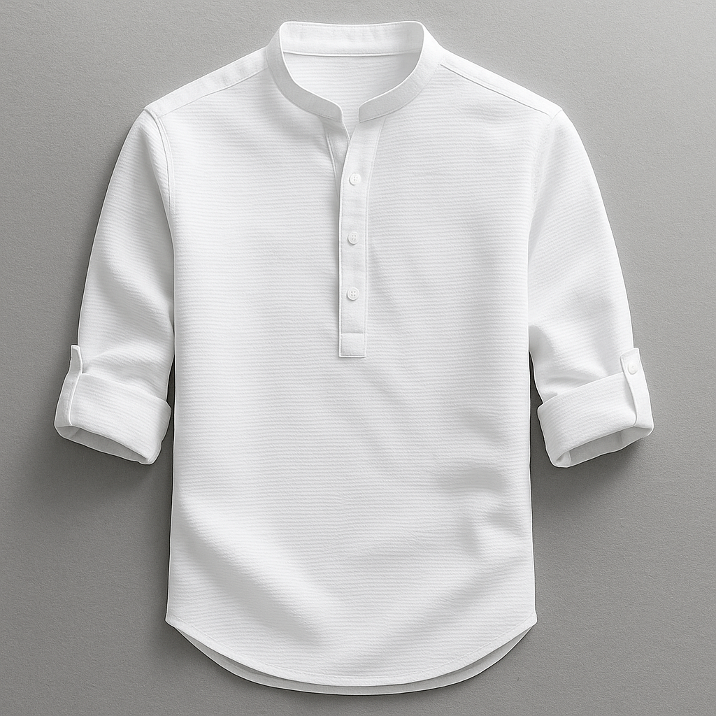 BRYNOUVELLE | HOMME COTON MÉLANGÉ CHEMISE