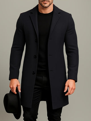 BRYNOUVELLE | Manteau Classique à Boutons pour Homme
