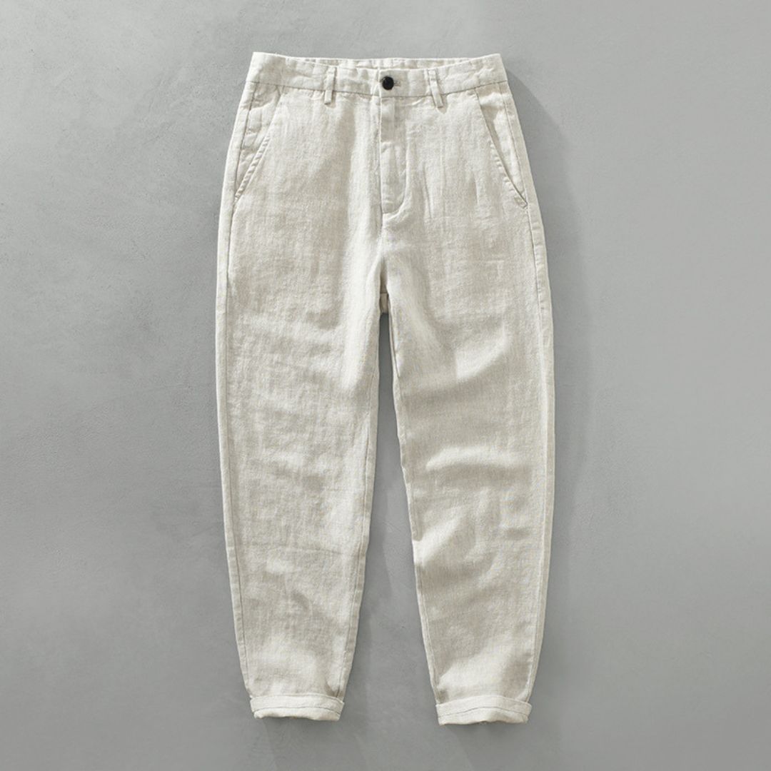 BRYNOUVELLE | PANTALONS DROITS EN LIN