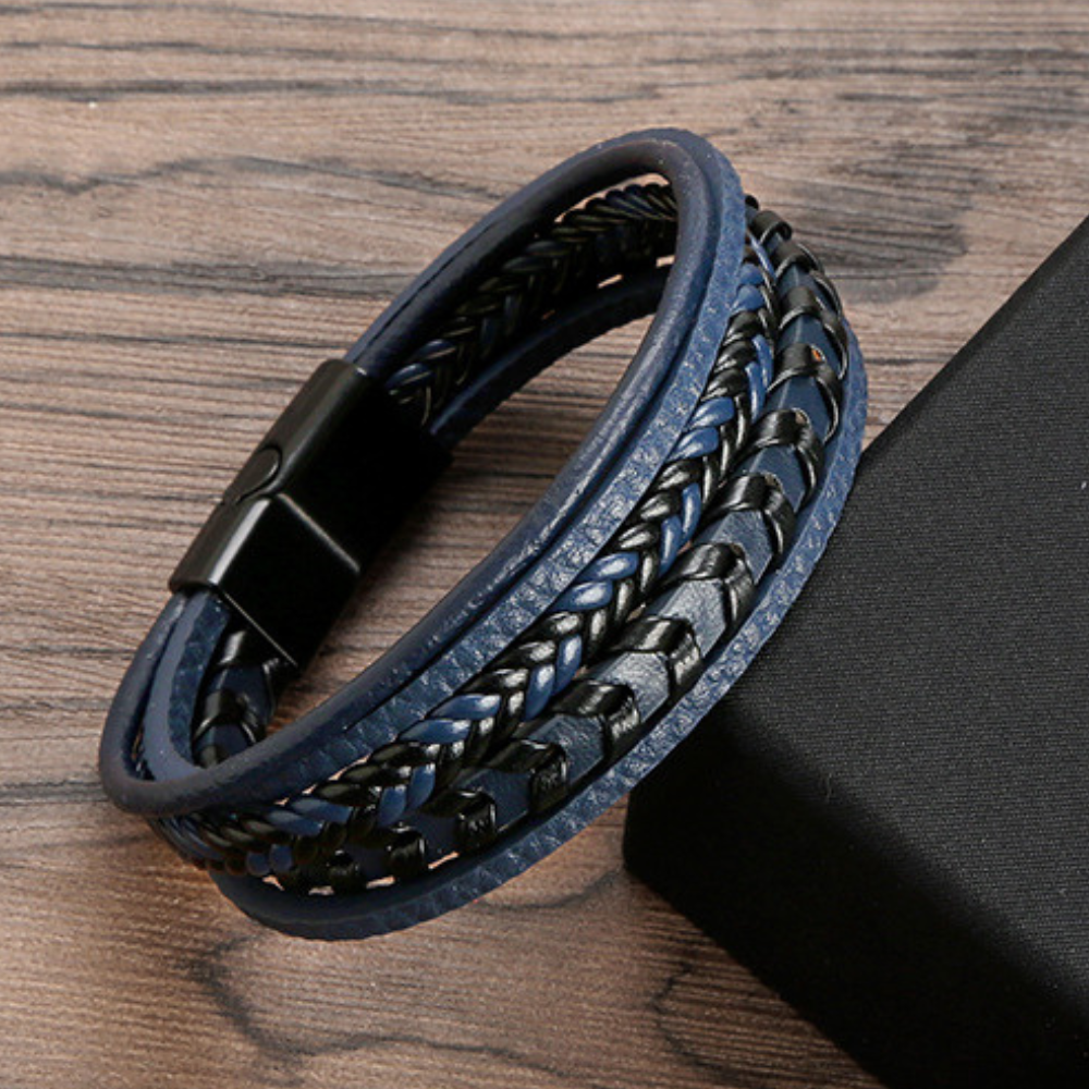 BRYNOUVELLE | BRACELET HOMME EN CUIR DE LUXE