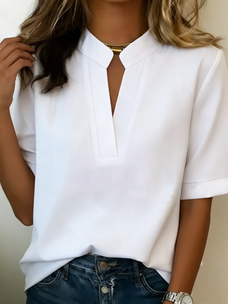 BRYNOUVELLE | Blouse Chic à Col en V Margaux