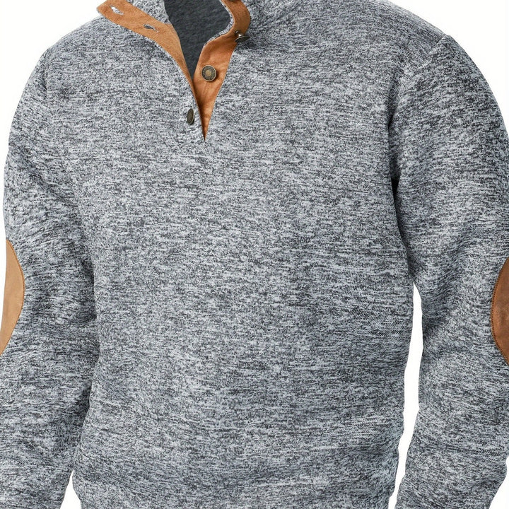 BRYNOUVELLE | PULL EN MAILLE À COL MONTANT POUR HOMMES