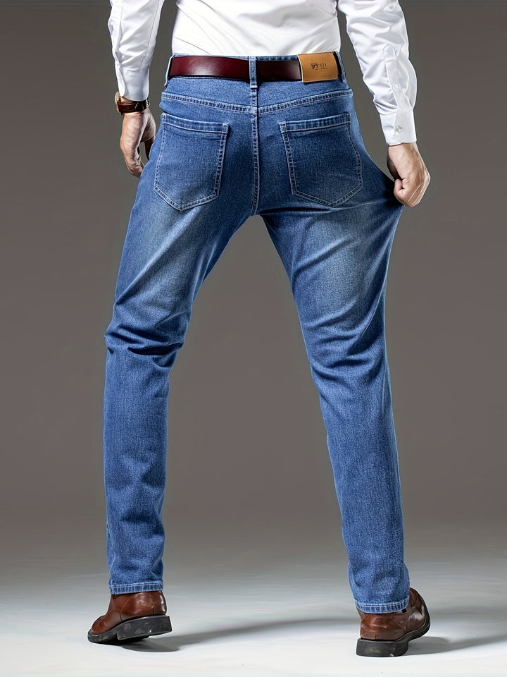 BRYNOUVELLE | PANTALON EN DENIM DÉLAVÉ POUR HOMMES