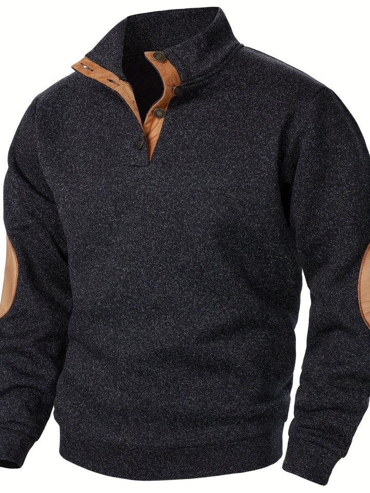BRYNOUVELLE | PULL EN MAILLE À COL MONTANT POUR HOMMES