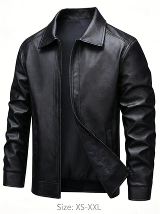 BRYNOUVELLE | Veste Classique en Cuir pour Hommes
