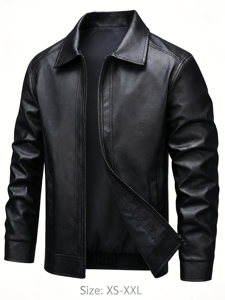 BRYNOUVELLE | Veste Classique en Cuir pour Hommes