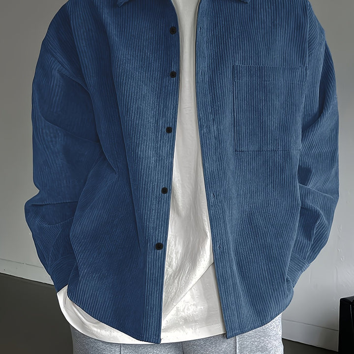 BRYNOUVELLE | CHEMISE À COL RELAXÉ POUR HOMMES