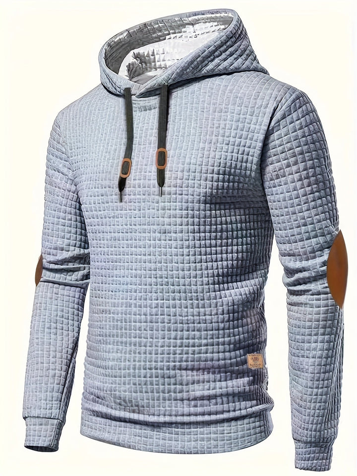BRYNOUVELLE | VESTE À CAPUCHE À CARREAUX POUR HOMMES