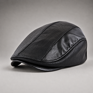 BRYNOUVELLE | Casquette Homme en Cuir Crocodile