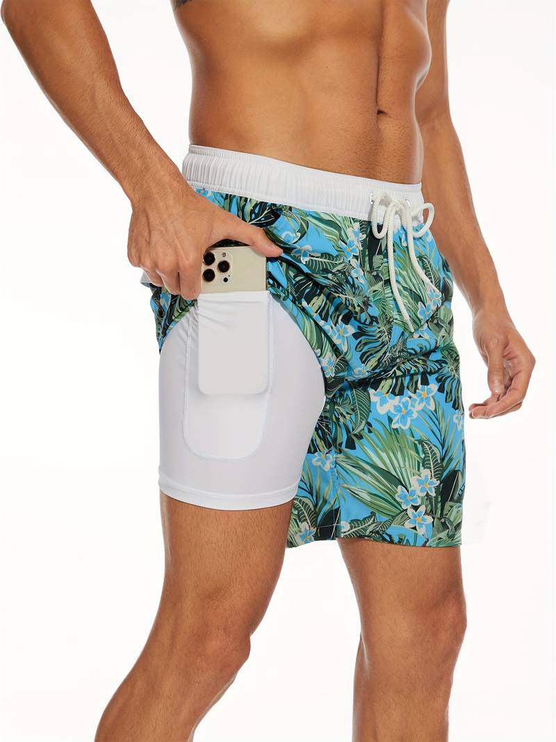 BRYNOUVELLE | SHORTS DE BAIN DE VACANCES POUR HOMMES