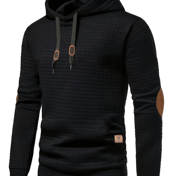 BRYNOUVELLE | VESTE À CAPUCHE À CARREAUX POUR HOMMES