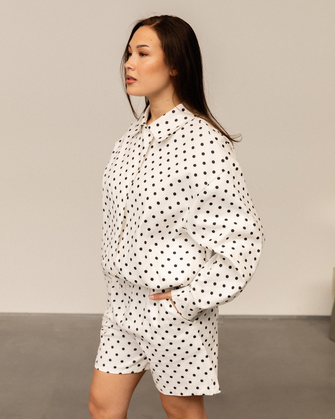 VESTE À POIS