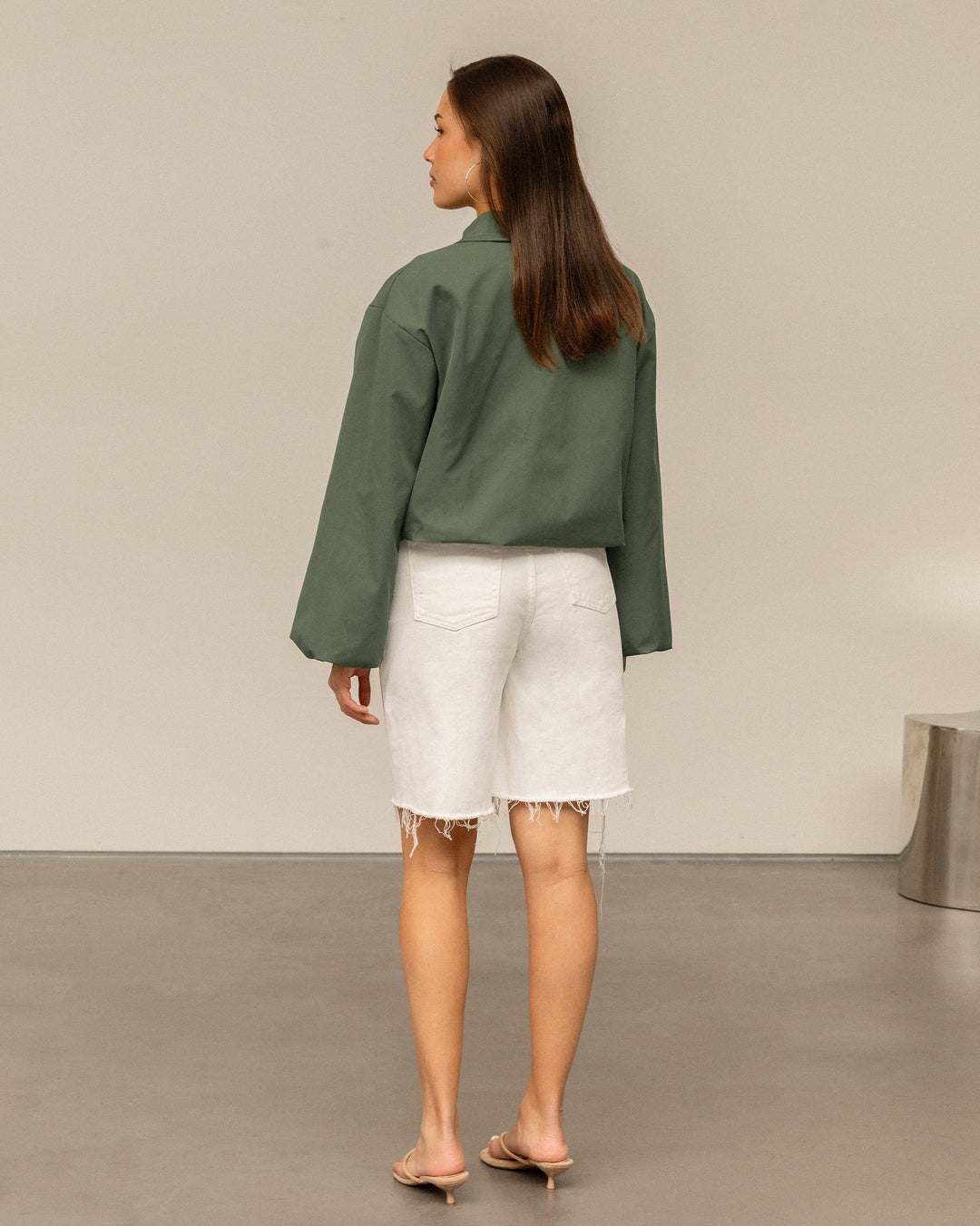 VESTE BEA TRACK VERT MILITAIRE
