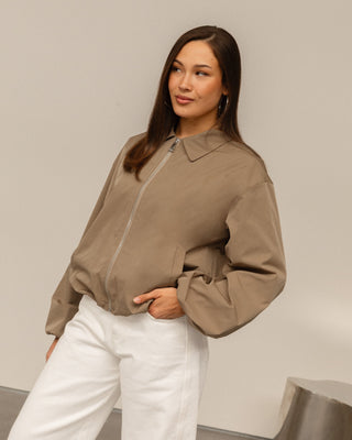 VESTE TRACK BEIGE
