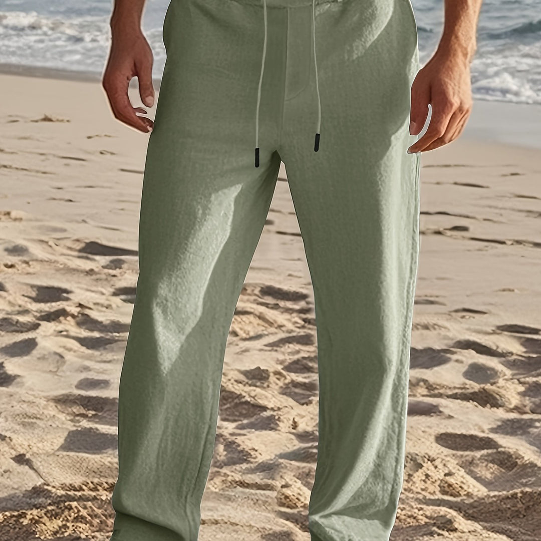 BRYNOUVELLE | PANTALON EN LIN POUR HOMMES