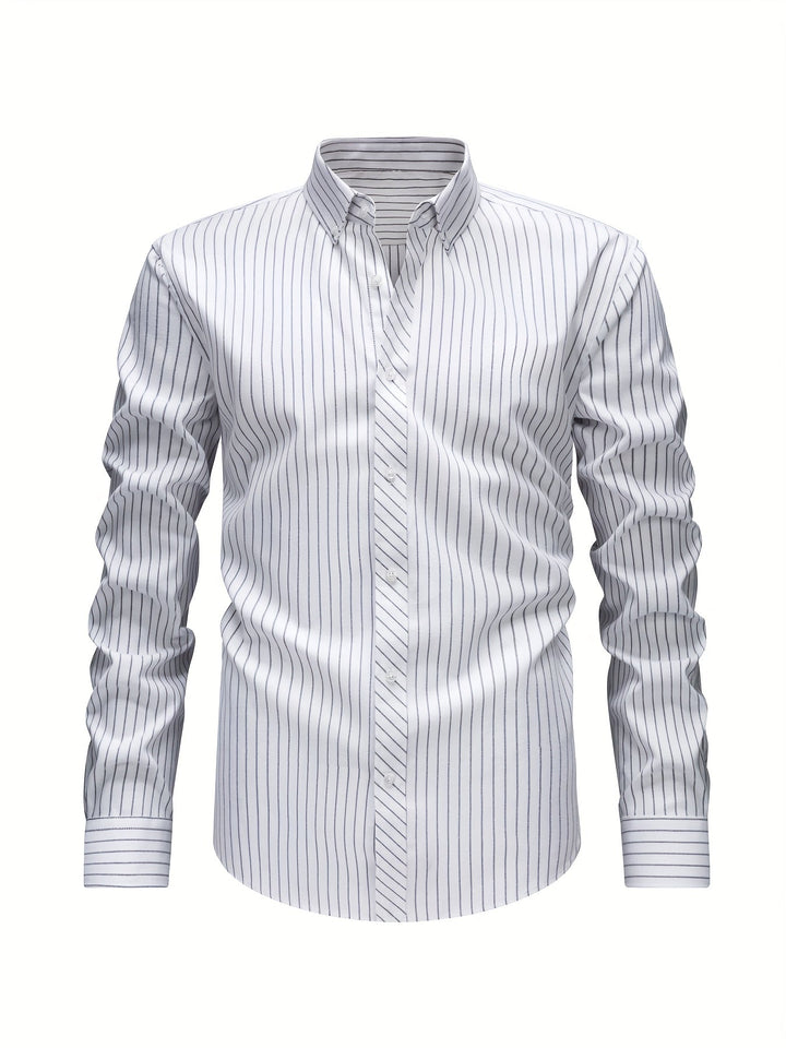 BRYNOUVELLE | Chemise Rayée en Coton pour Hommes
