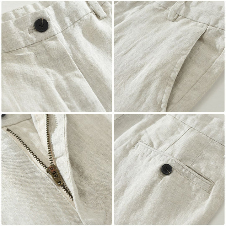BRYNOUVELLE | PANTALONS DROITS EN LIN