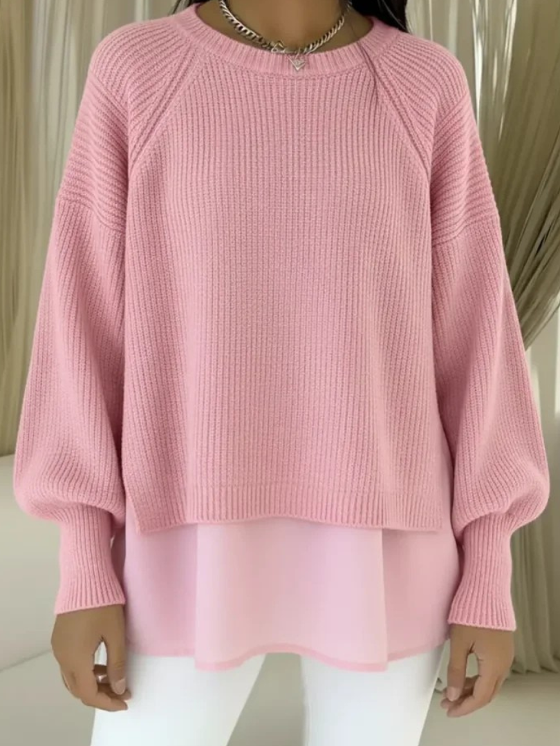 Clelia | Pull Effet Deux Pièces