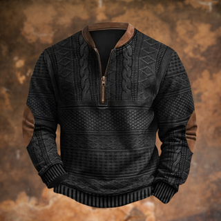 Jonas | Pull Zippé Confortable au Look Moderne