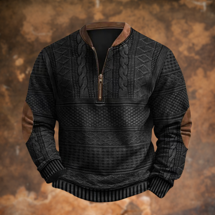 Jonas | Pull Zippé Confortable au Look Moderne