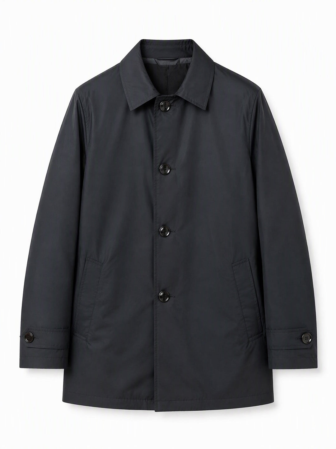 Trench-coat imperméable mi-long pour homme