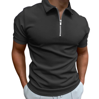 BRYNOUVELLE | POLO MODERNE AVEC ZIP MI-HAUT