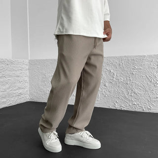 BRYNOUVELLE | PANTALON EN MAILLE CÔTELÉE