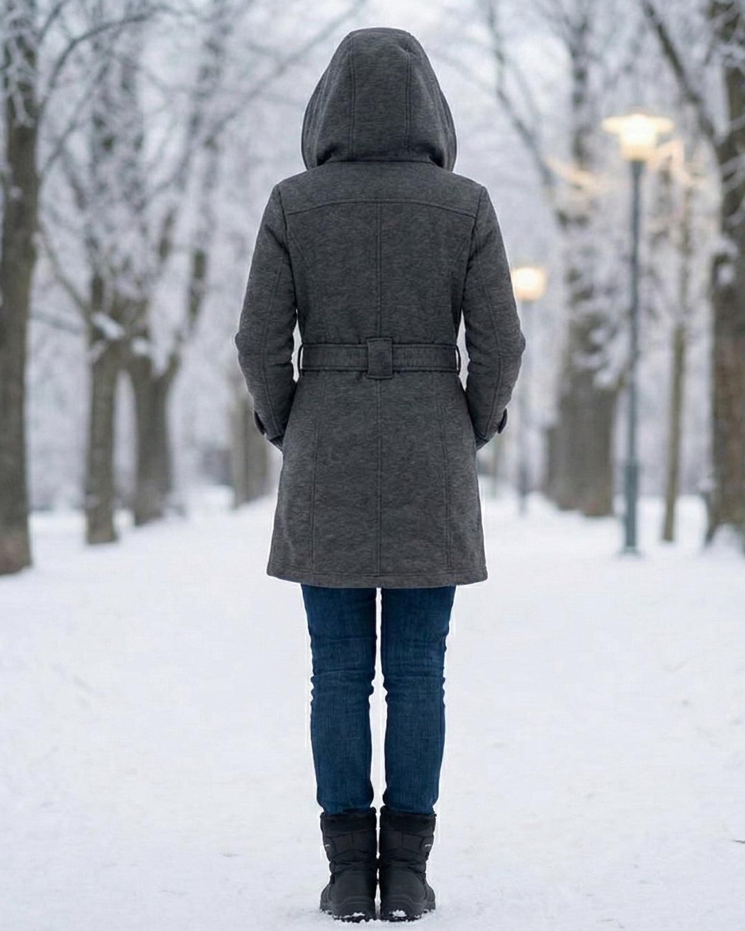 Zelinda | Manteau en Laine à Carreaux