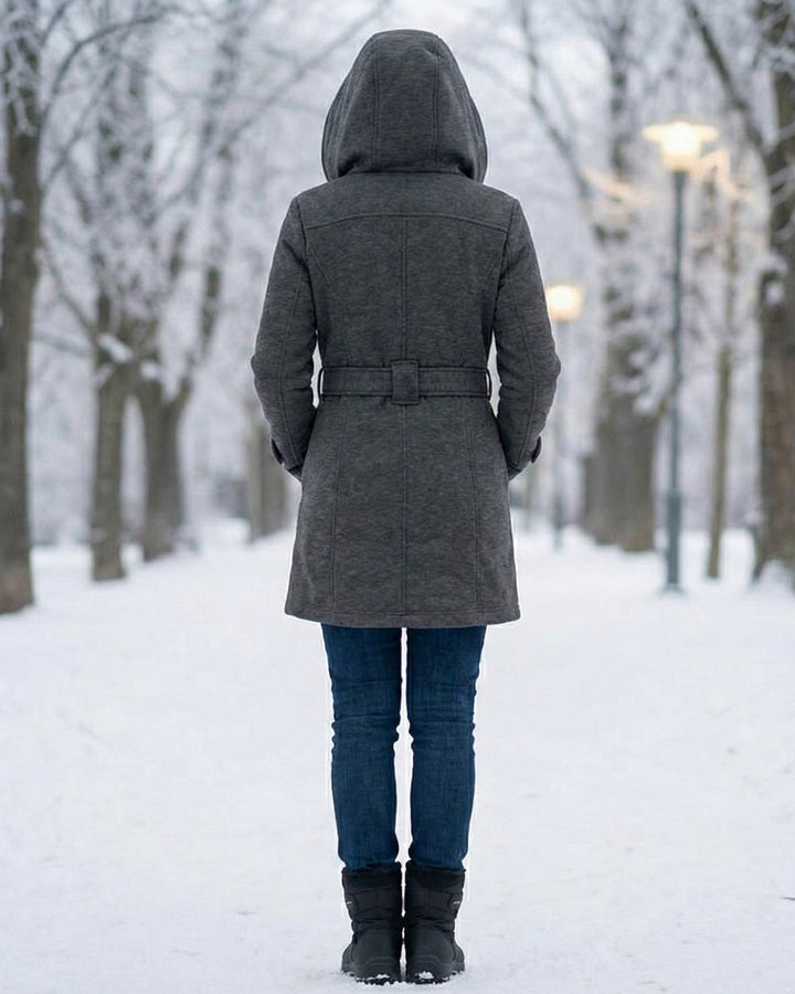Zelinda | Manteau en Laine à Carreaux