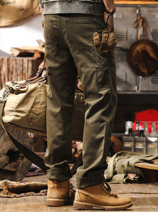 BRYNOUVELLE | PANTALON EN COTON UTILE POUR HOMME