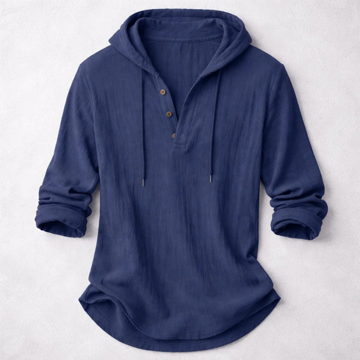 BRYNOUVELLE | Hoodie en Coton et Lin pour Hommes