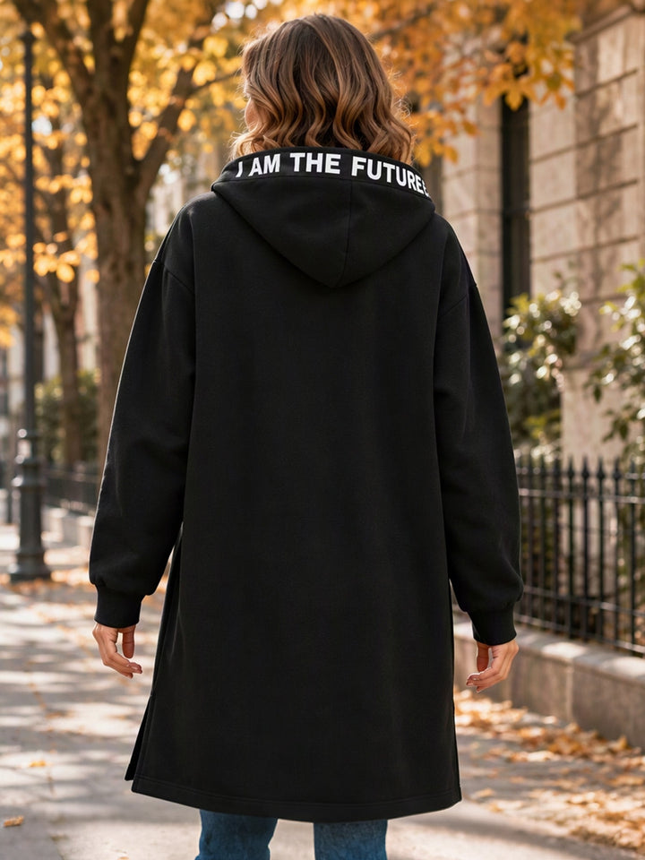 Pull à capuche oversize pour femme