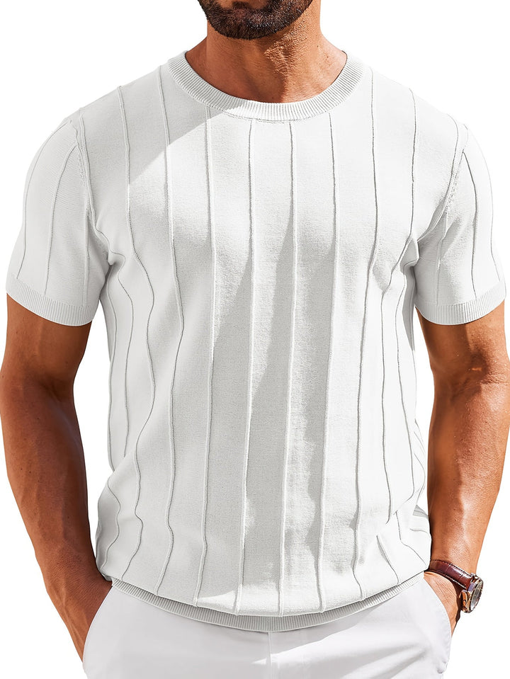 BRYNOUVELLE | CHEMISE EN MAILLE DE COTON POUR HOMME