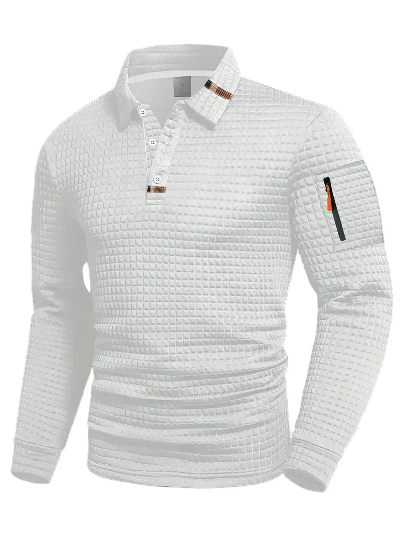 Halvor | Polo pour homme à manches longues élégant