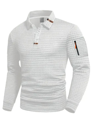 Halvor | Polo pour homme à manches longues élégant