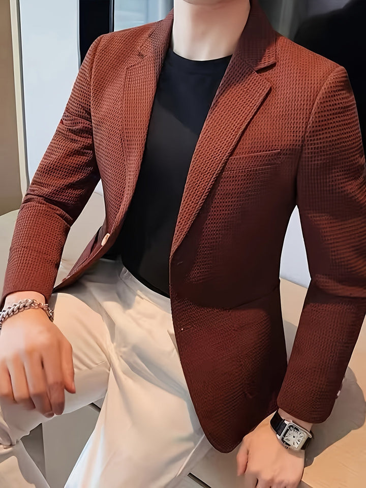 BRYNOUVELLE | Veste Texturée en Maille pour Homme