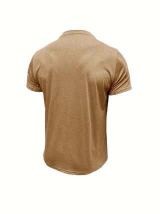 BRYNOUVELLE | T-SHIRT COL ROND ÉLÉGANT AVEC POCHE