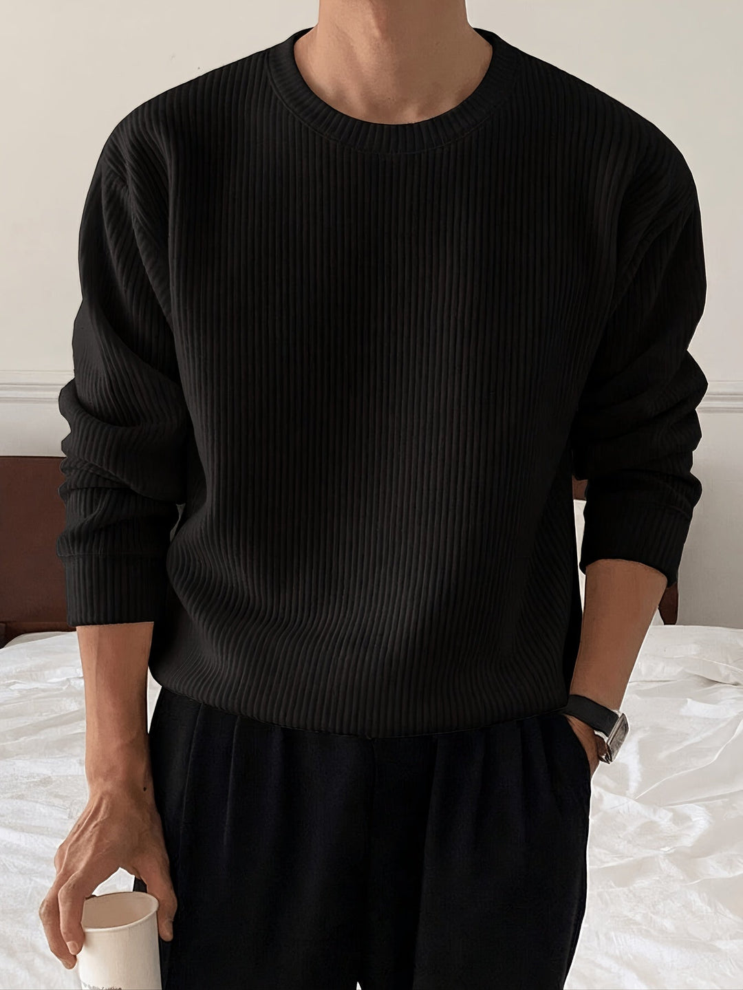 BRYNOUVELLE | PULL AMPLE EN MAILLE POUR HOMMES