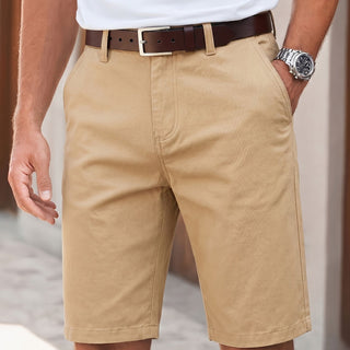 BRYNOUVELLE | SHORT CHINO EN SERGÉ POUR HOMMES