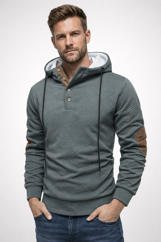 Noah | Sweat à capuche intemporel avec fermeture à boutons