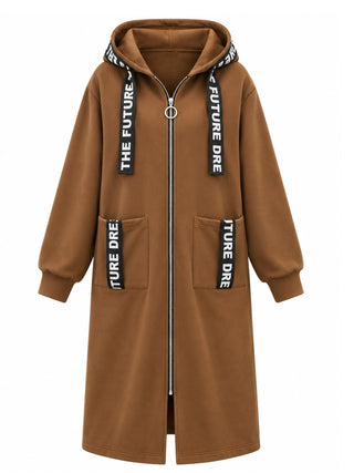 Pull à capuche oversize pour femme