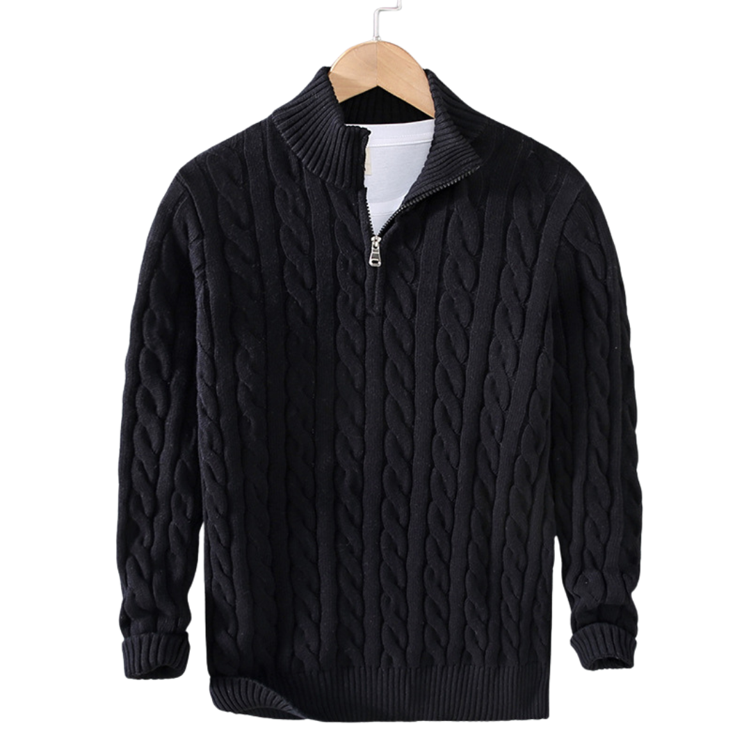 BRYNOUVELLE | Pull demi-zippé
