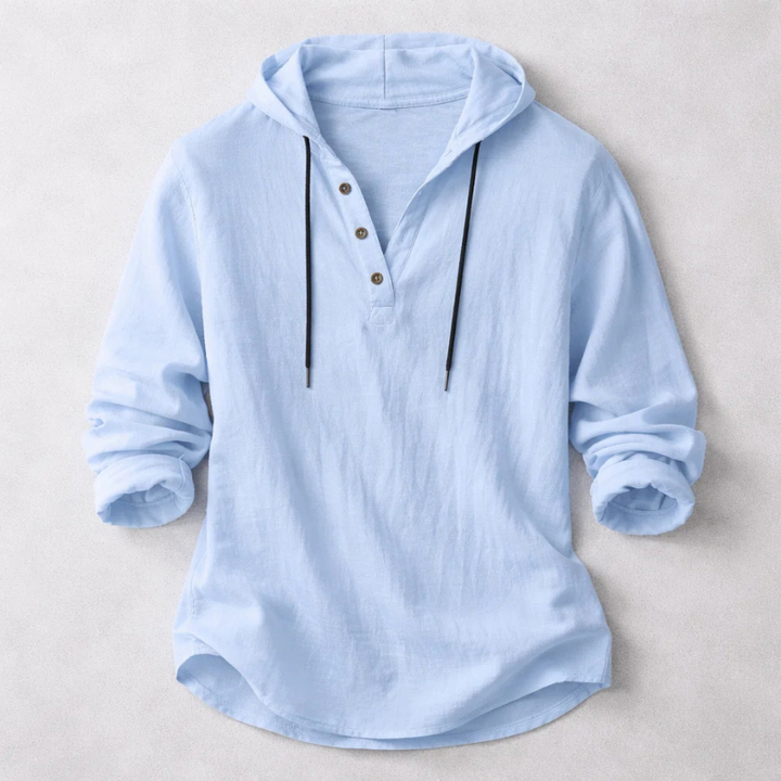 BRYNOUVELLE | Hoodie en Coton et Lin pour Hommes