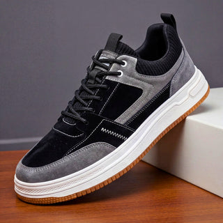 BRYNOUVELLE | CUIR SANS LACETS BASKETS POUR HOMMES