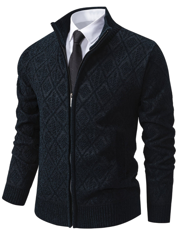 BRYNOUVELLE | PULL EN MAILLE GÉOMÉTRIQUE POUR HOMME