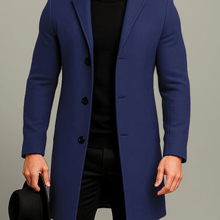 BRYNOUVELLE | Manteau Classique à Boutons pour Homme
