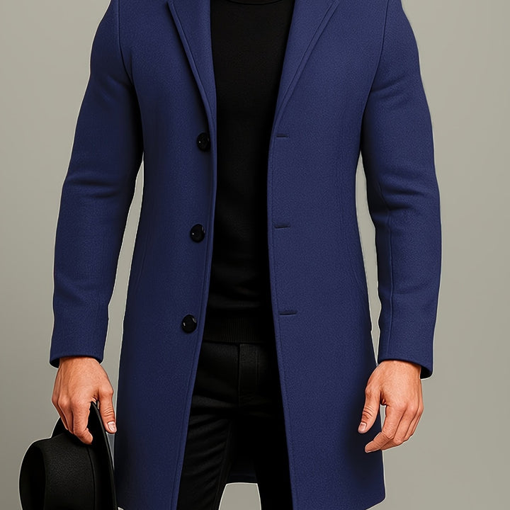 BRYNOUVELLE | Manteau Classique à Boutons pour Homme