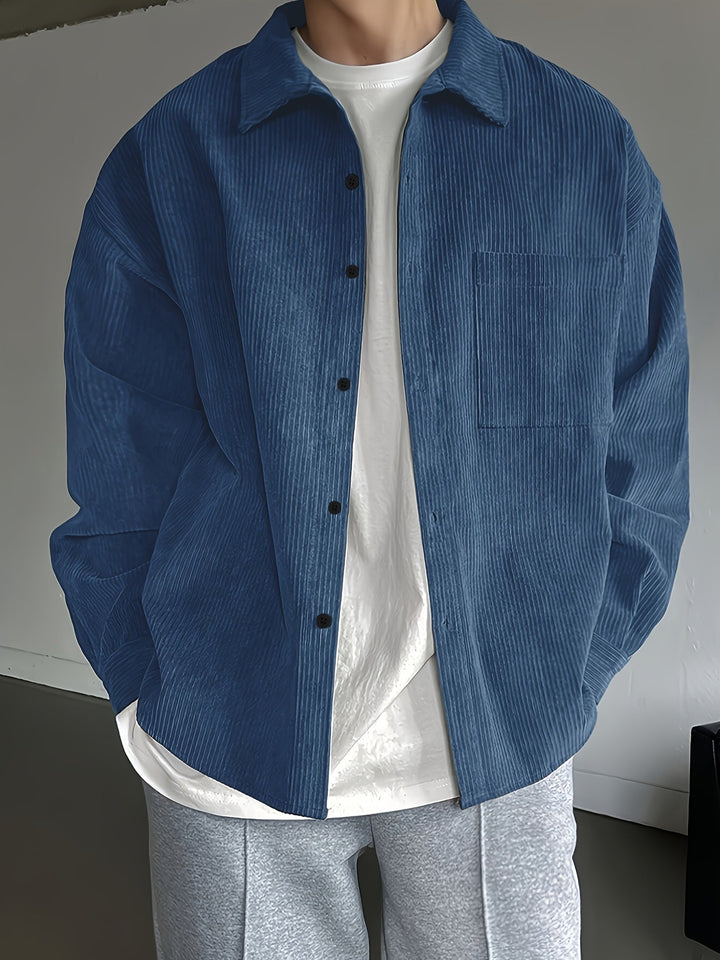 BRYNOUVELLE | CHEMISE À COL RELAXÉ POUR HOMMES